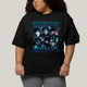 Camiseta Plus Size Algodão Unissex T shirt Wandinha Wednesday Adams