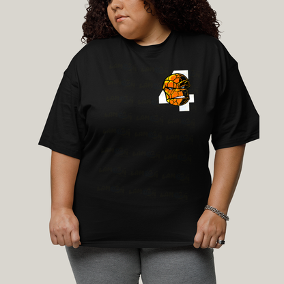 Camiseta Plus Size Algodão Unissex T shirt Quarteto Fantástico Logo Coisa