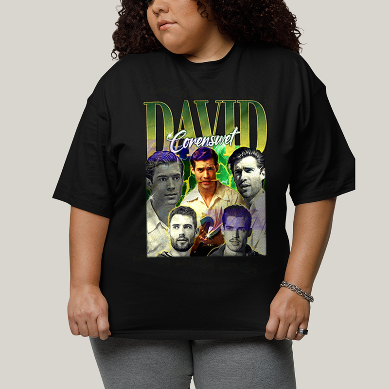 Camiseta Plus Size Algodão Unissex T shirt Superman David Corenswet Verde