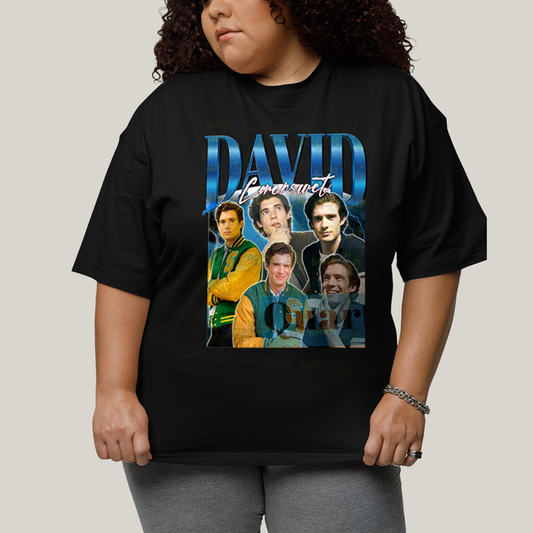 Camiseta Plus Size Algodão Unissex T shirt Superman David Corenswet Azul