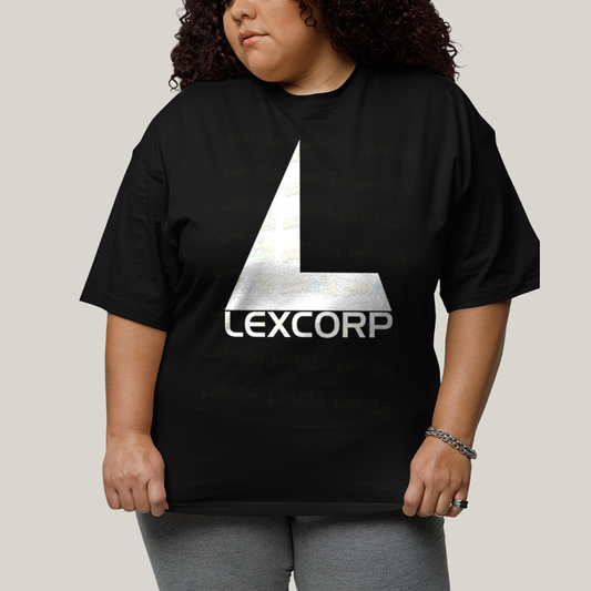Camiseta Plus Size Algodão Unissex T shirt Superman Lex Luthor Logo