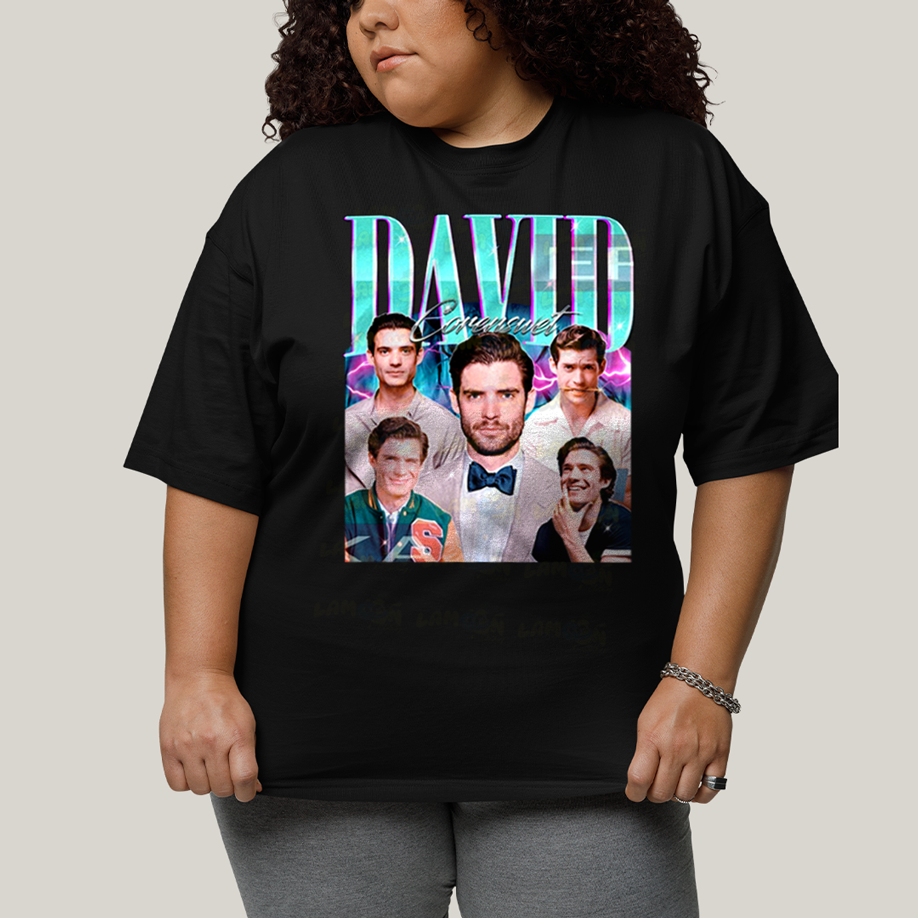 Camiseta Plus Size Algodão Unissex T shirt Superman David Corenswet