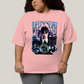 Camiseta Plus Size Algodão Unissex T shirt Wandinha Wednesday Blue