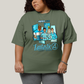 Camiseta Plus Size Algodão Unissex T shirt Quarteto Fantástico Primeiros Passos Cartunesco