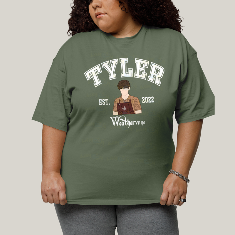 Camiseta Plus Size Algodão Unissex T shirt Wandinha Tyler Est 2022