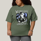 Camiseta Plus Size Algodão Unissex T shirt Wandinha Wednesday Eu Não Sou Estranho, Todo Mundo é