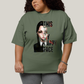 Camiseta Plus Size Algodão Unissex T shirt Wandinha Essa é Minha Cara Feliz