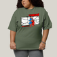 Camiseta Plus Size Algodão Unissex T shirt Superman Wasted