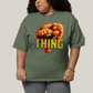 Camiseta Plus Size Algodão Unissex T shirt Quarteto Fantástico Thing Coisa