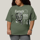 Camiseta Plus Size Algodão Unissex T shirt The Fantastic Four First Family