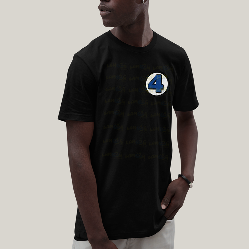 Camiseta Algodão Unissex T shirt Quarteto Fantástico Logo Clássica