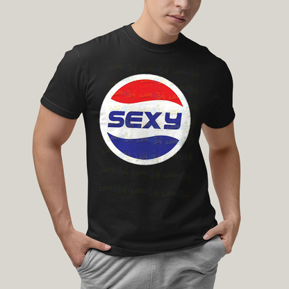 Camiseta Algodão Unissex T shirt Sexy Logo Pep si