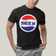Camiseta Algodão Unissex T shirt Sexy Logo Pep si