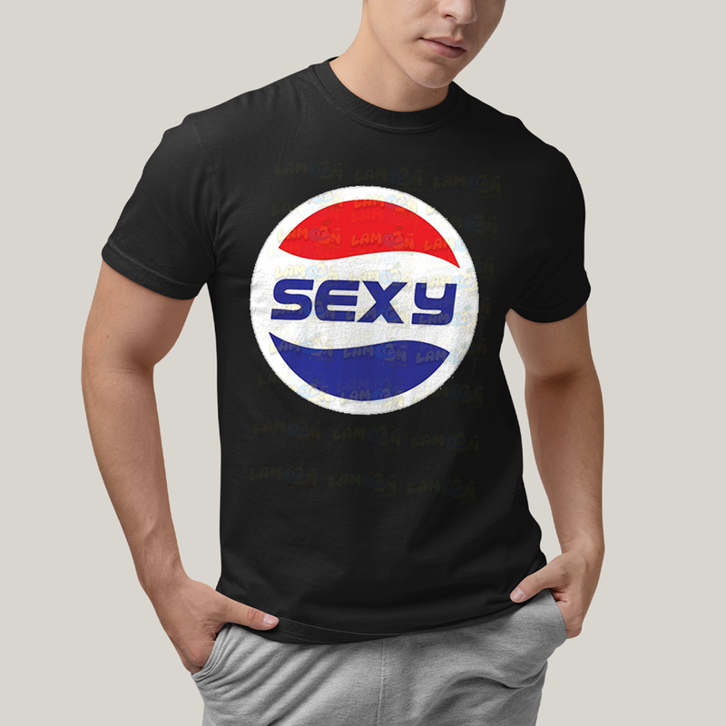 Camiseta Algodão Unissex T shirt Sexy Logo Pep si