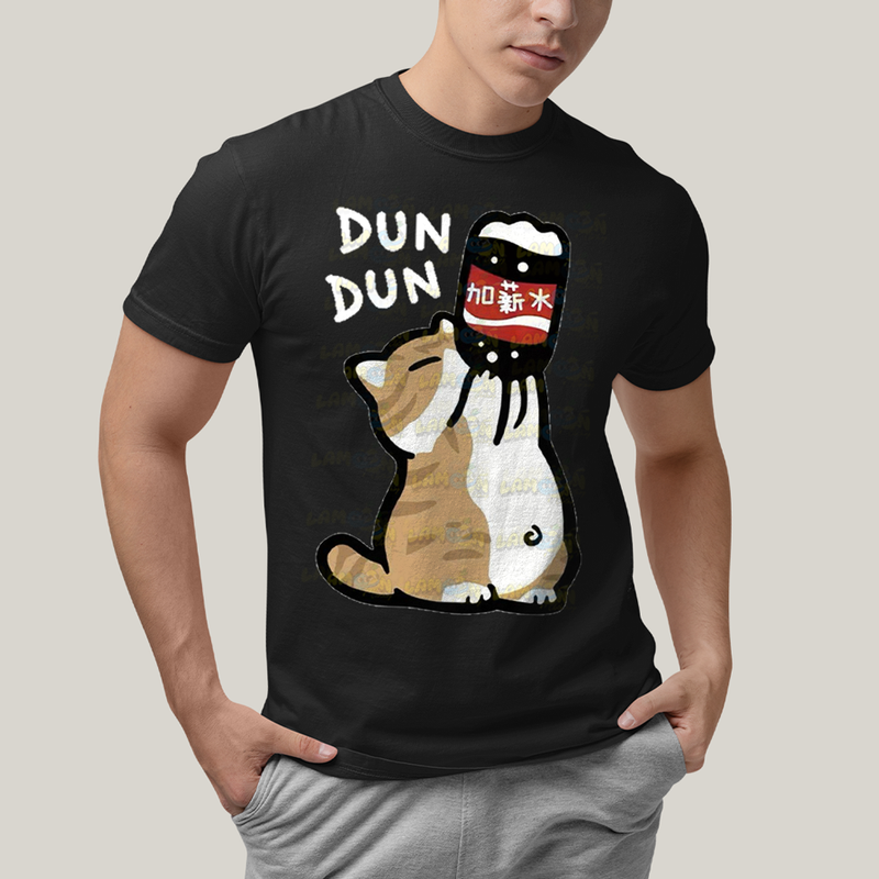 Camiseta Algodão Unissex T shirt Gatinho Refrigerante