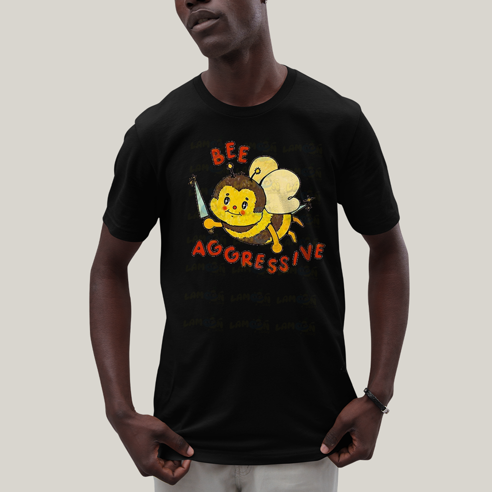 Camiseta Algodão Unissex T shirt Abelha Agressiva