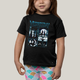 Camiseta Infantil Algodão Unissex T shirt Wandinha Wednesday 1