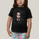 Camiseta Infantil Algodão Unissex T shirt Wandinha Essa é Minha Cara Feliz