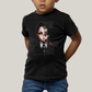 Camiseta Infantil Algodão Unissex T shirt Wandinha Essa é Minha Cara Feliz