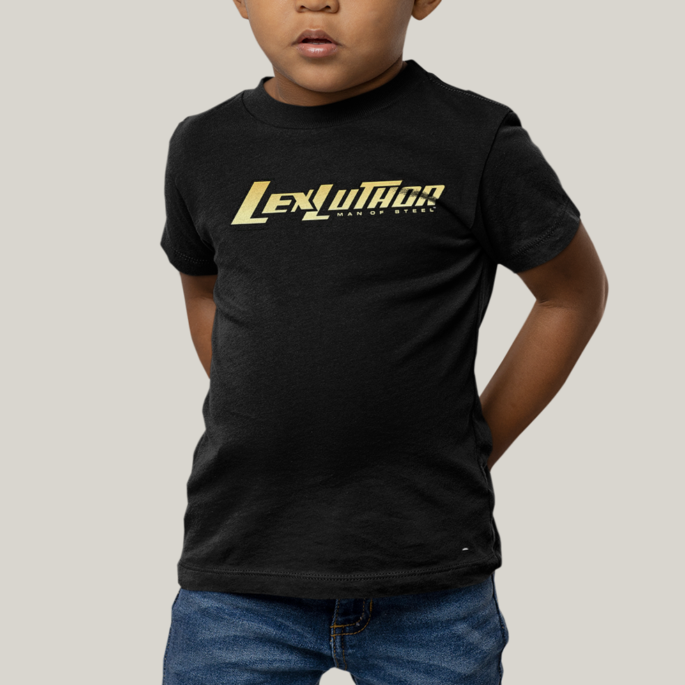 Camiseta Infantil Algodão Unissex T shirt Superman Lex Luthor Man Of Steel