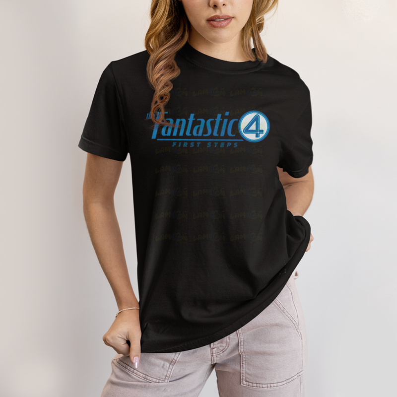 Camiseta Algodão Unissex T shirt The Fantastic Four First Steps