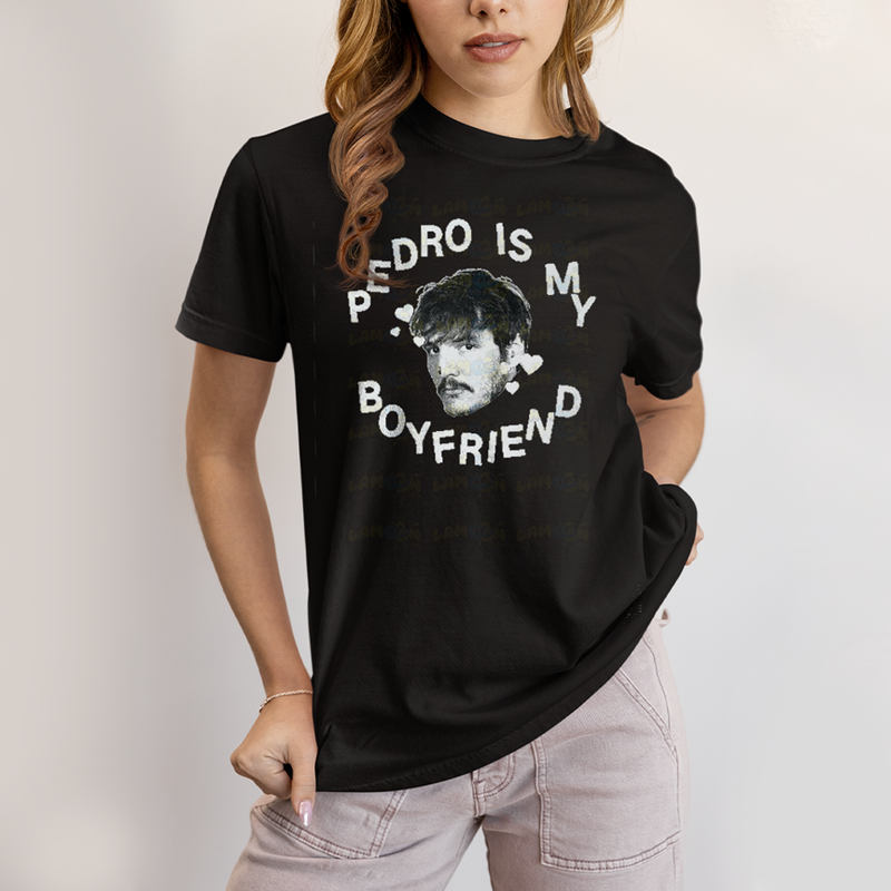 Camiseta Algodão Unissex T shirt Pedro Pascal Is My Boy Friend Quarteto Fantástico