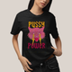 Camiseta Algodão Unissex T shirt Cat Pink Pussy Power