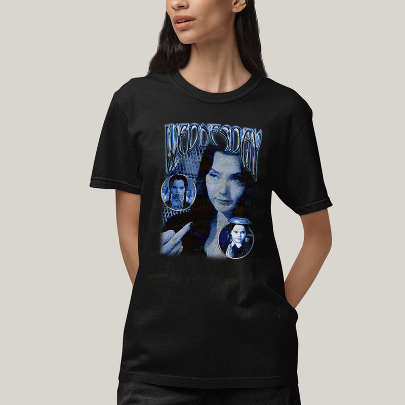 Camiseta Algodão Unissex T shirt Wandinha Retrô