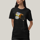 Camiseta Algodão Unissex T shirt Gatinho Fofo Antidepressivo