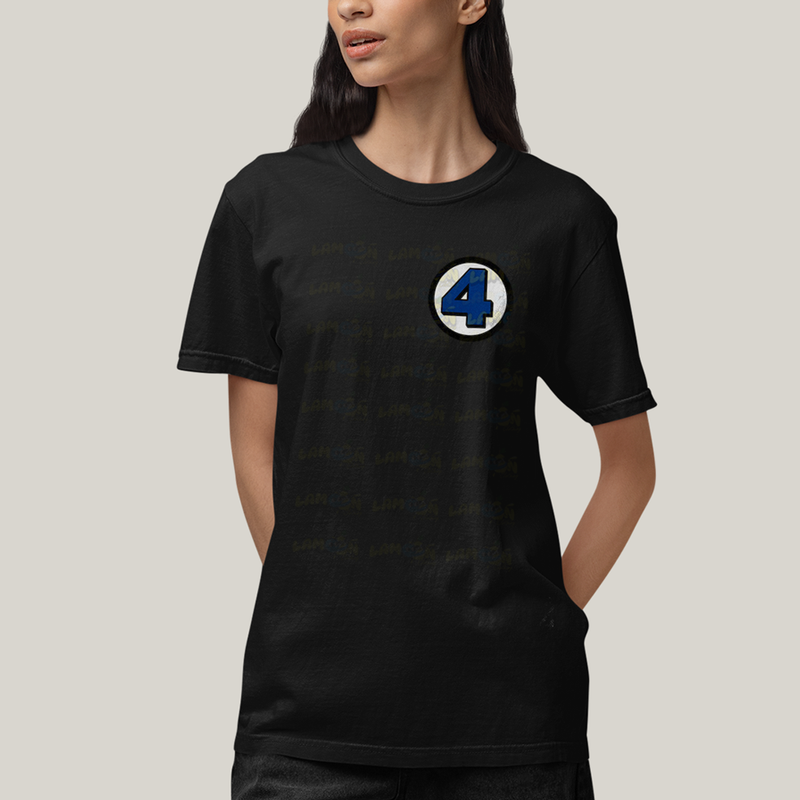 Camiseta Algodão Unissex T shirt Quarteto Fantástico Logo Clássica