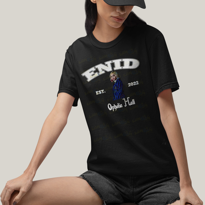 Camiseta Algodão Unissex T shirt Wandinha Enid Est 2022