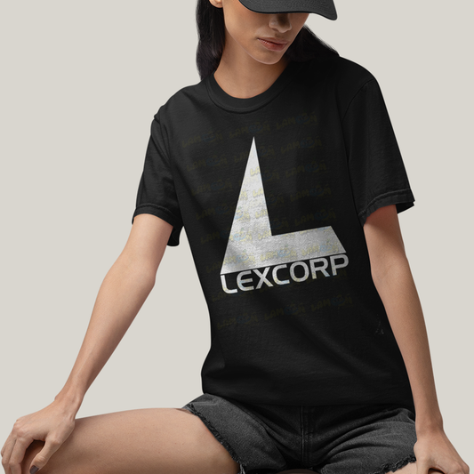 Camiseta Algodão Unissex T shirt Superman Lex Luthor Logo