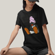 Camiseta Algodão Unissex T shirt Pinguim Bravo