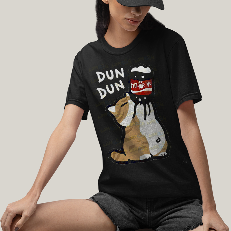 Camiseta Algodão Unissex T shirt Gatinho Refrigerante