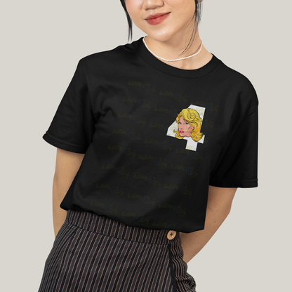 Camiseta Algodão Unissex T shirt Quarteto Fantástico Logo Mulher Invisivel