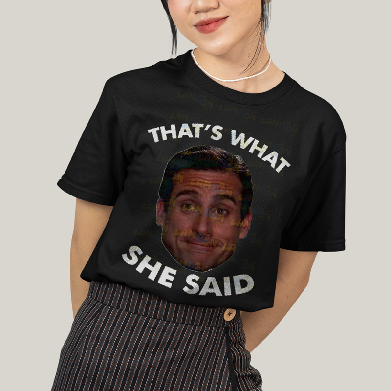 Camiseta Algodão Unissex T shirt Michael Scott Rosto The Office