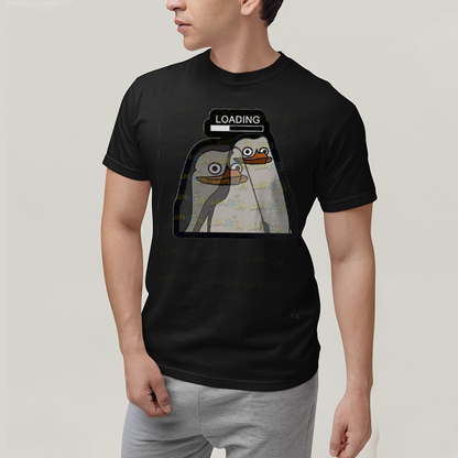Camiseta Algodão Unissex T shirt Pinguins de Madagascar Loading
