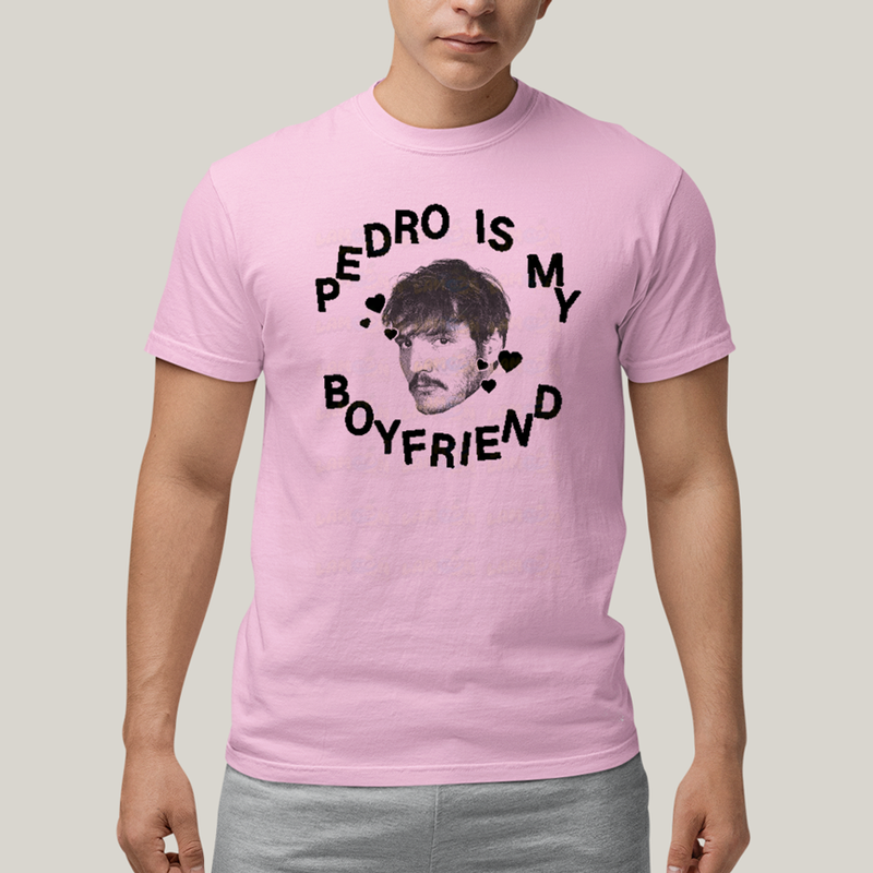 Camiseta Algodão Unissex T shirt Pedro Pascal Is My Boy Friend Quarteto Fantástico