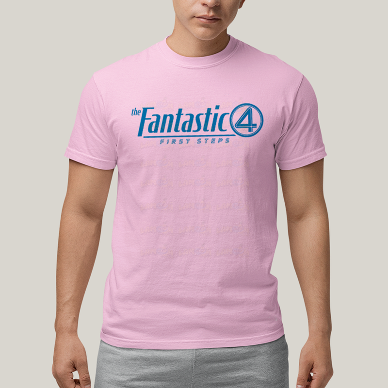 Camiseta Algodão Unissex T shirt The Fantastic Four First Steps