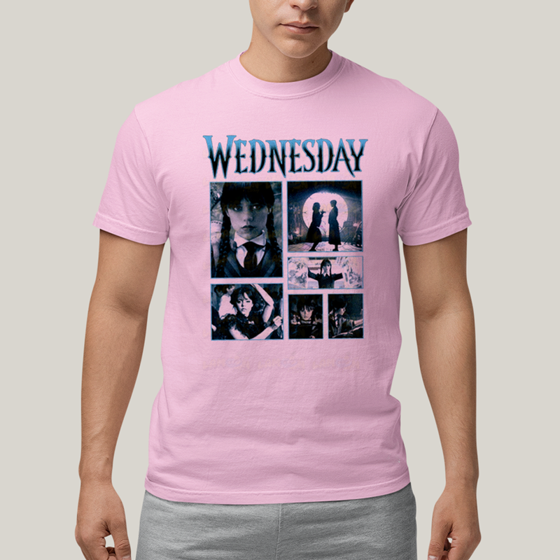 Camiseta Algodão Unissex T shirt Wandinha Wednesday 1