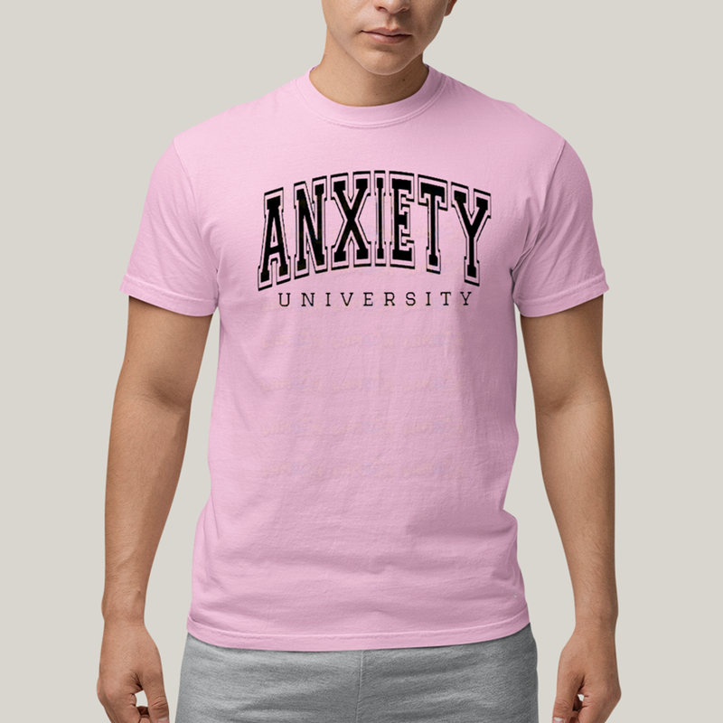 Camiseta Algodão Unissex T shirt Universidade da Ansiedade