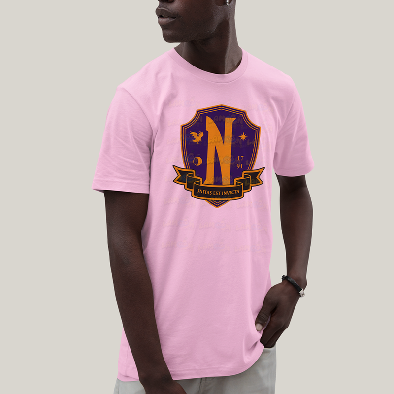 Camiseta Algodão Unissex T shirt Wandinha Unitas Est Invicta