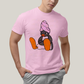 Camiseta Algodão Unissex T shirt Pinguim Bravo