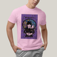Camiseta Algodão Unissex T shirt Wandinha Fundo Roxo