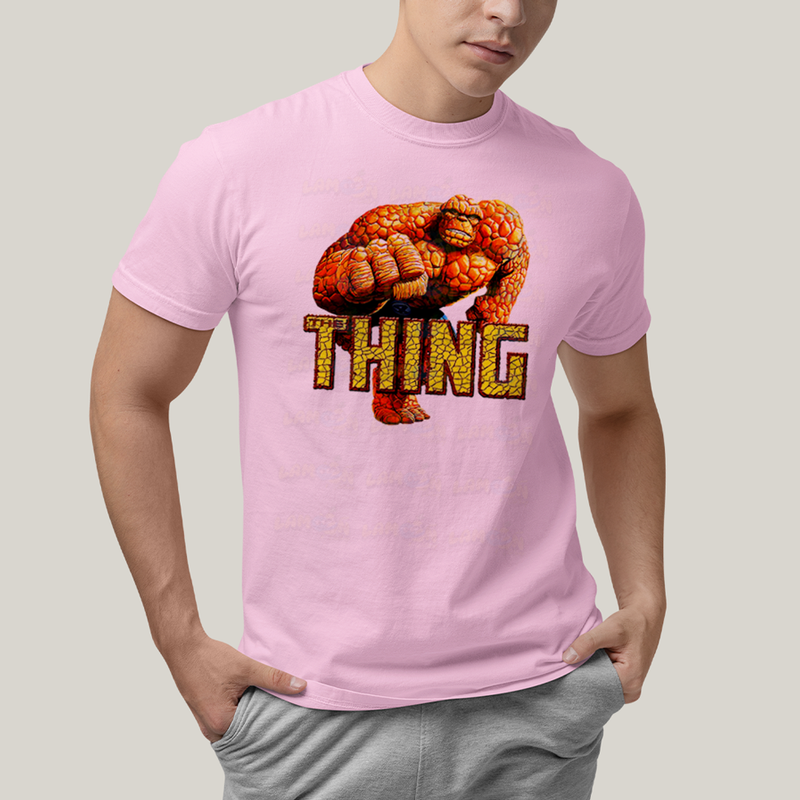 Camiseta Algodão Unissex T shirt Quarteto Fantástico Thing Coisa