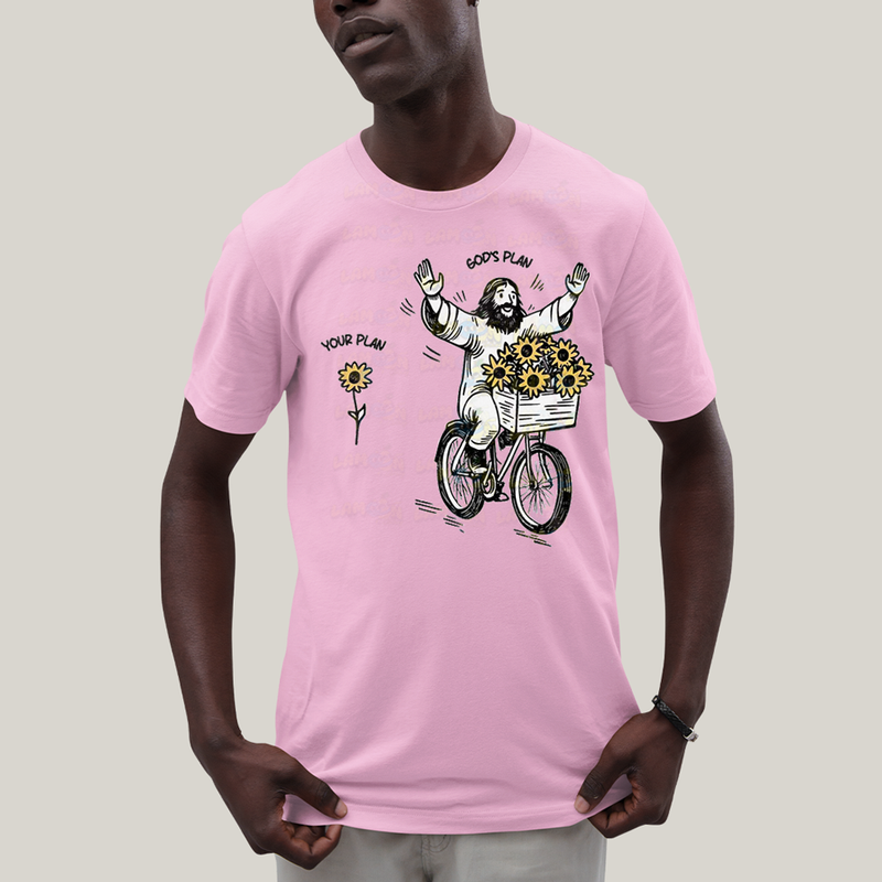 Camiseta Algodão Unissex T shirt Jesus Plano de Deus