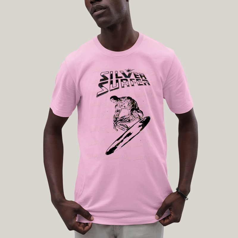 Camiseta Algodão Unissex T shirt Quarteto Fantástico O Surfista Prateado 1