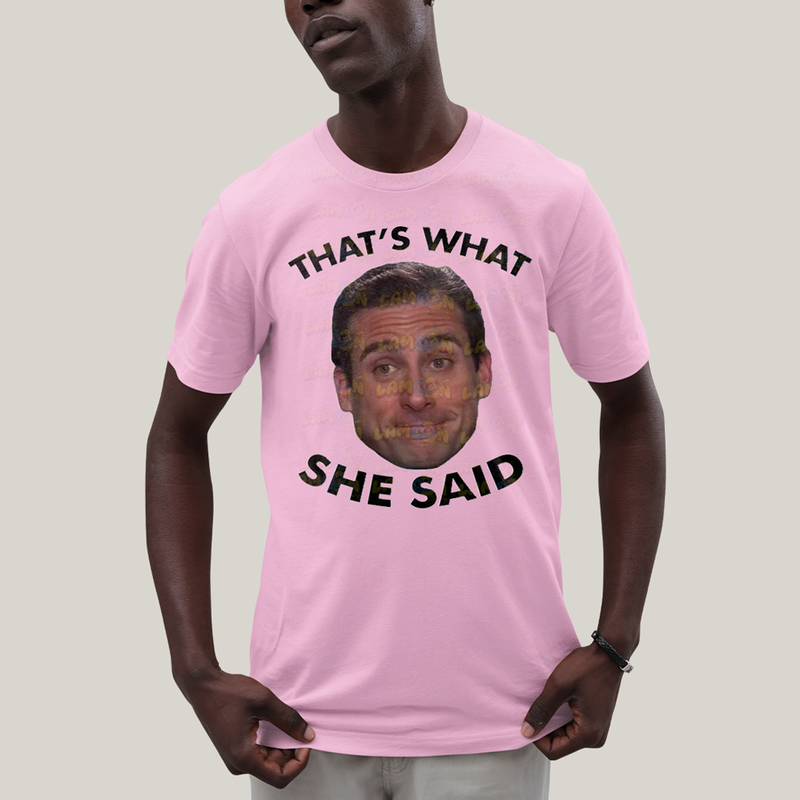 Camiseta Algodão Unissex T shirt Michael Scott Rosto The Office