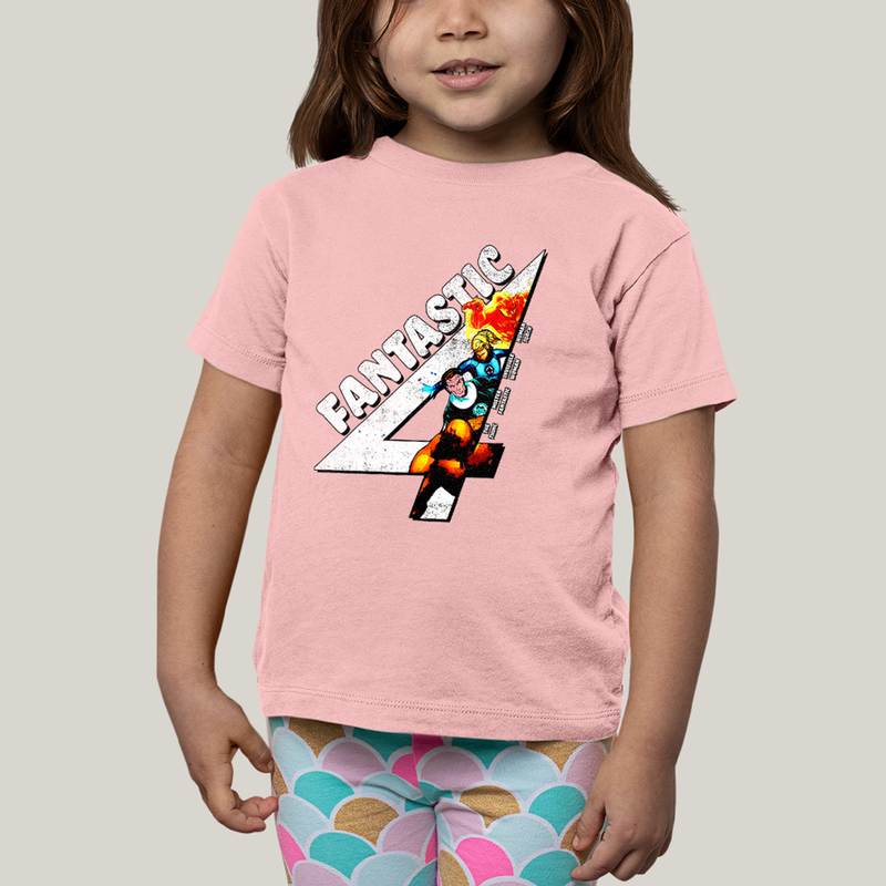 Camiseta Infantil Algodão Unissex T shirt Quarteto Fantástico Fantastic 4