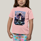 Camiseta Infantil Algodão Unissex T shirt Wandinha Wednesday Blue